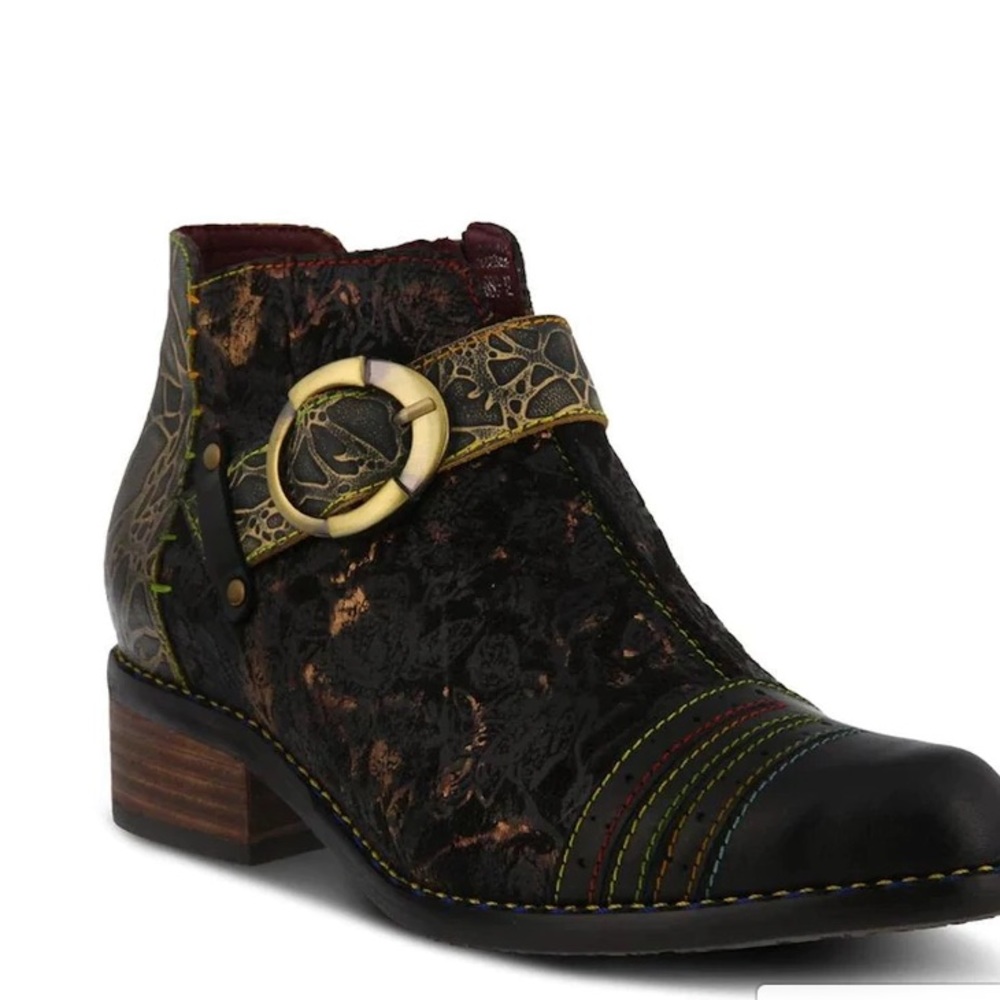 L’artiste by Spring Step Georgiana black ankle boots. Size 10.5